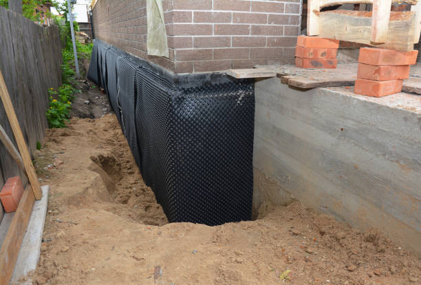 Happy homeowners after waterproofing job in Glenview